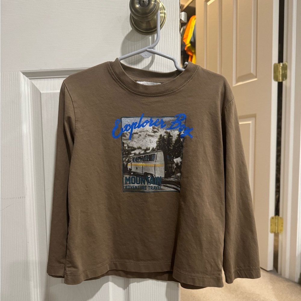 Bonpoint Explorer Boy Long-Sleeve Shirt